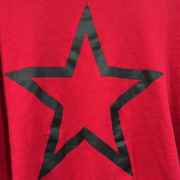 Givenchy Red Cotton Sweatshirt Star size M - Picture 4 of 11